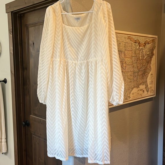 Indie & Co Cream Carmen Dress XL - Picture 4 of 4